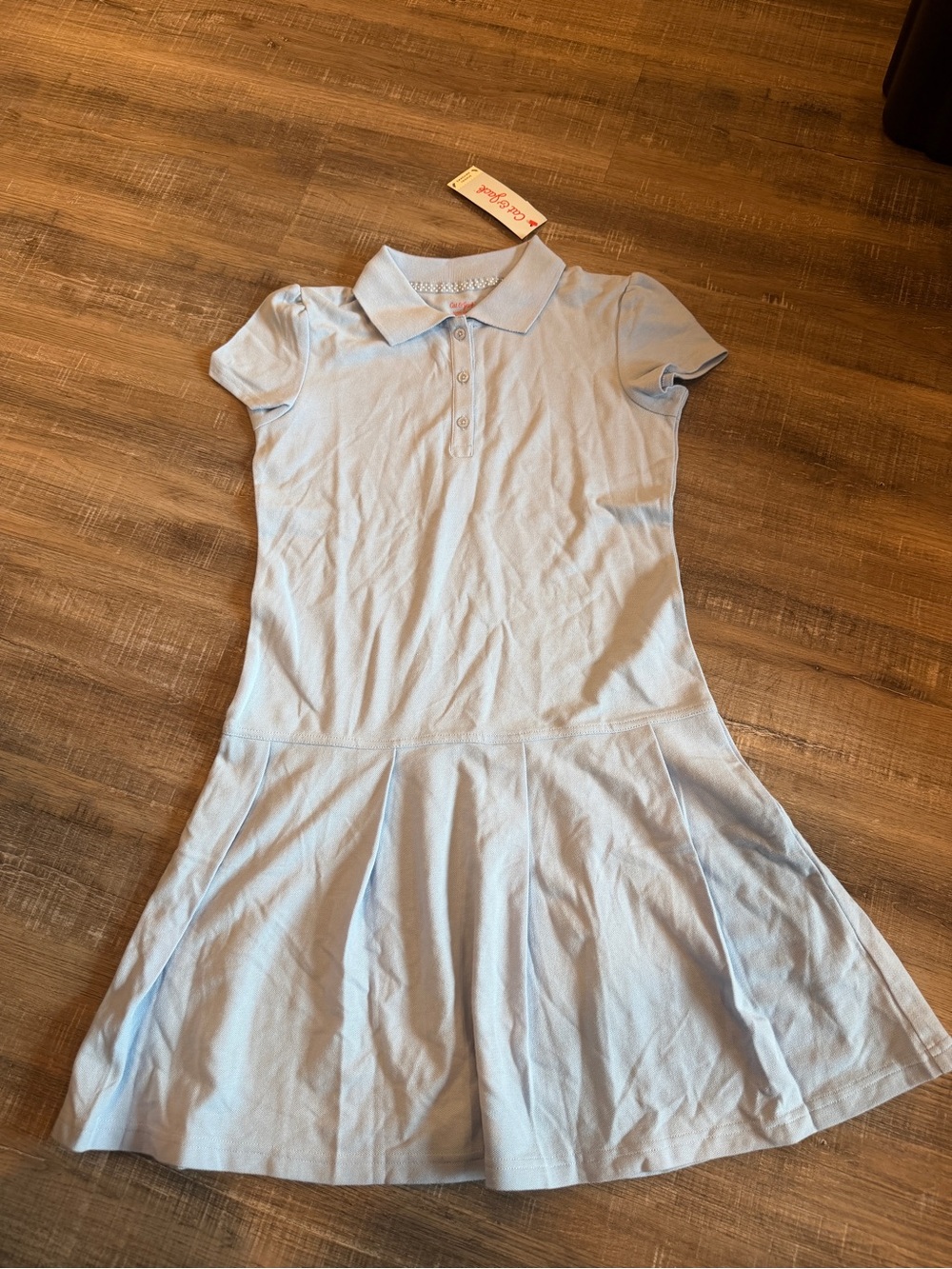 Cat & Jack Light Blue Polo Dress for Girls